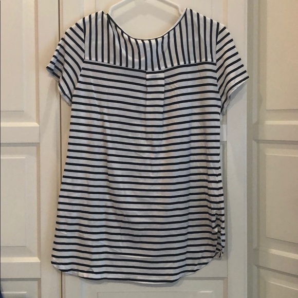 Workshop. Black and white striped tee. - Picture 3 of 3